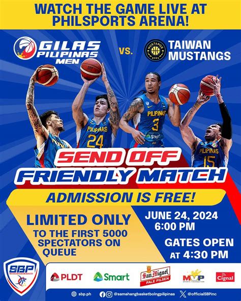 gilas wala game|GILAS PILIPINAS vs TAIWAN MUSTANGS .